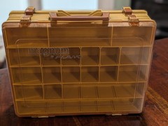 Vintage MAGNUM 1162 By PLANO Double Sided Fishing Tackle Box