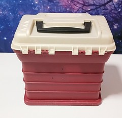 Plano 4-by Rack System Fishing Tackle Box Model 1354 Storage Case for Lures GUC+