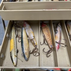 Vintage Tackle Box Sportfisher 52 Woodstream Fish Box Two Tier + 29 Flures