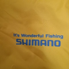 SHIMANO Drawstring Bag Yellow Fishing Bag