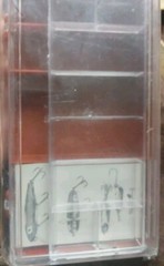 Vtg Sportfisher Handy Pocket Fly Hook&Lure Accessory Box Kmart NOS W-Dardevlet