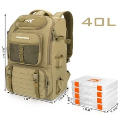 KastKing KarryAll Large (40L, 13”x10.24”x17.72”), B: (40 L) – Khaki