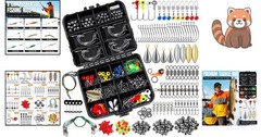 Anti-Corrosion Fishing Kit with 187 Essential Accessories & Tackle Box