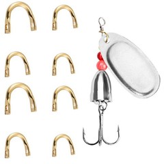 EasySpin 100pcs Clevises Spinnerbait Components for Freshwater Saltwater Use