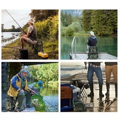Fishing Backpack Tackle Box Bag With Rod Holder Boxes 60l Foldable Fishing Chair