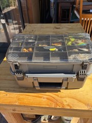 Plano Guide Series Three Level Tackle Box with Lures, Tools and Contents