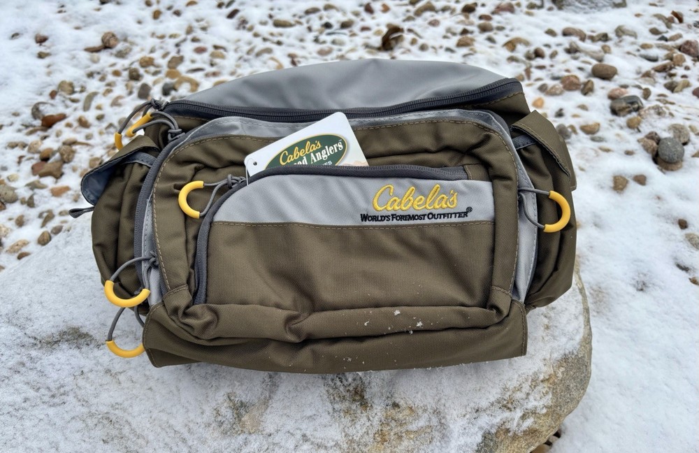 Cabela’s Lumber Pack Pro Angler Men’s Has Original Tag But Missing Utility Boxes