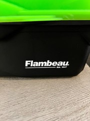 Flambeau Green & Black Outdoors 3 Tray Tool Storage Portable Tackle Box EUC
