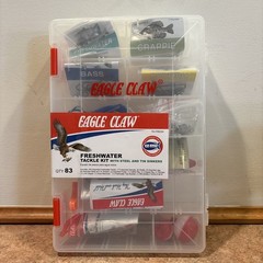 Eagle Claw Freshwater Tackle Kit, 83 Piece Brand New Sealed
