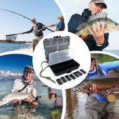 Fishing Tackle Box Fishing Accessories Storage Case Organizer with Dividers