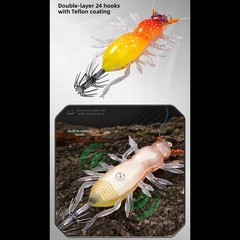 Squid Jig EGI 5.5cm 8.9g UV Glow Jumping Shrimp Design for Night Fishing