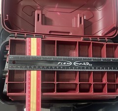 Flambeau Outdoors Classic Series 2 Tray Dividers FISHING Tackle Box Maroon Black