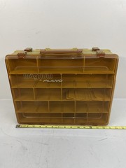 Vintage MAGNUM 1152 By PLANO Double Sided Fishing Tackle Box
