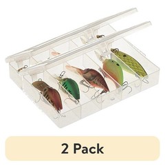 (2 pack) Five-Compartment StowAway 3400 Utility Box, 6.5″L x 4″W x 1.13″H