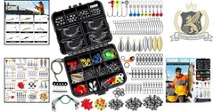 187pcs Fishing Gear Set with Customizable Tackle Box – Ideal for All Anglers!