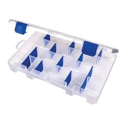 2-Pack 24-Compartment Storage Organizer Box with Anti-Corrosion Dividers