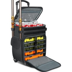MATEIN Rolling Tackle Box with Cooler, Large Fishing Bag