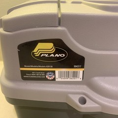Plano 6201 One-Tray Tackle Box, Bait Storage, Extending Cantilever-tray Design