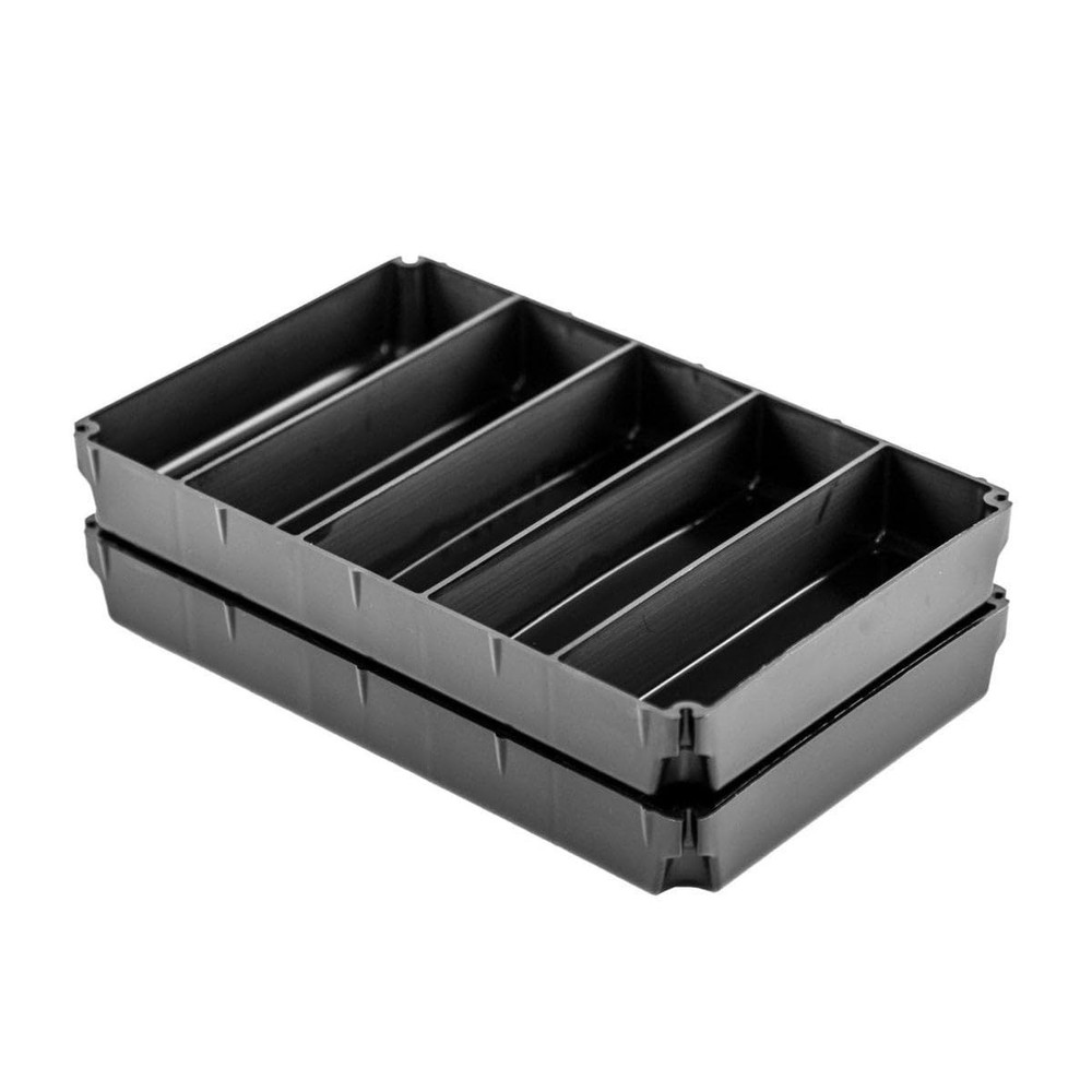Yakattack Black Custom Tray Inserts Set For Tackle Tools Organizers 8.3X5.3×1.3