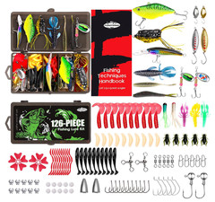 126 piece Fishing Lures – Tackle Box with Tackle in this package Great Deal