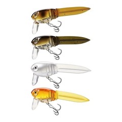 8.5cm Tadpole Fishing Lure ABS PVC Material for Bass Trout Pike Crappie