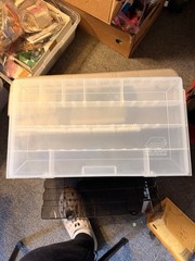 Vintage Plano 757 4 Drawer Fishing Tackle Box/Tool Box Craft Box