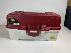 Plano 6201 One-Tray Tackle Fishing Box Lightweight Sturdy Brass Latch Genuine