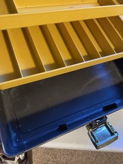 Vintage Sears Roebuck Ted Williams 2 Tray Tackle Box Model 34415
