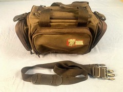 Bass Outdoor America 4 Pocket Soft Tackle Bag with Shoulder Strap