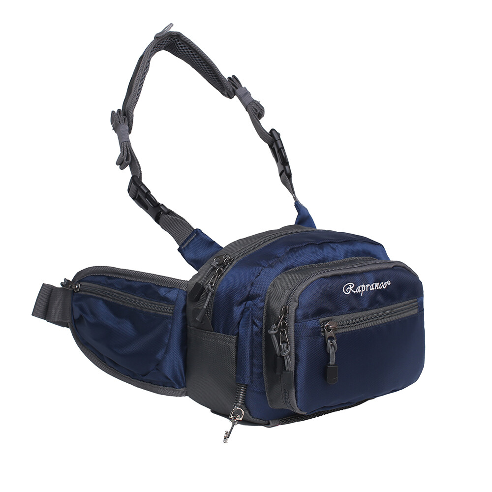 Fly Fishing Chest Pack – Convertible Waist/Hip Bag, Tackle Storage Organizer bag
