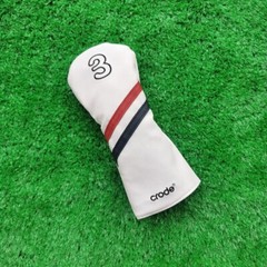 Golf Headcovers Woodcovers Driver Fairway Wood Hybrid 1,3,5,U 4Type Set White