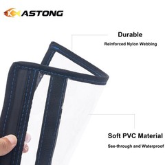 KASTONG 2 Layer Water-Proof Fishing Bait PVC Clear Storage Bag BaitShield