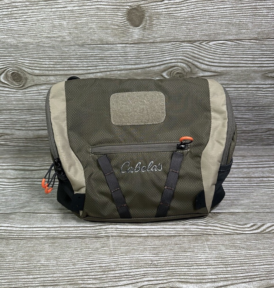 Cabela’s 2017 Green Tan Waist Cross Body Pack Bag Hunting Fishing