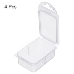 4pcs Fishing Tackle Accessory Box Fish Lure Bait Hooks Organizer Case Clear