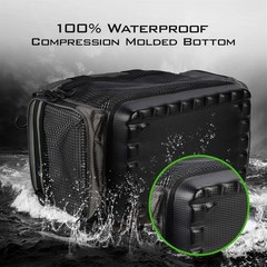 Saltwater Resistant Fishing Tackle Bag | 16.7L Capacity, 12 Compartments