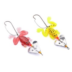 9cm Red Yellow Silicone Lure for Bass Pike Freshwater Saltwater Fishing
