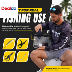 Beyond Fishing Dryvault Tackle Storage Bag – Soft Plastic Bait Storage, Fishing