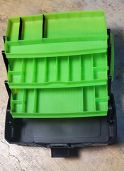 Flambeau Outdoors 6383FG 3-Tray – Classic Tray Tackle Box – Frost Green/Black
