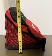 MarCum Technologies Carrying Bag Red Black Pockets Feet Approx 10” Triangle