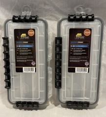 LOT OF 2 NEW PLANO 3540-10 GUIDE SERIES WATERPROOF STOWAWAY TACKLE BOX/CASE