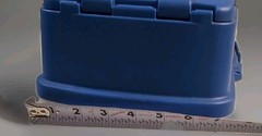 Plano Molding Co 620304 3 Tray Blue & White Tackle Box.