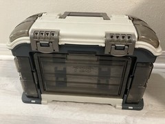 Plano Model 728 3600 Series Hardshell Tackle Box Organized Blue