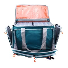 Osage River Large Saltwater Resistant Fish Tackle Bag Waterproof Bottom Green