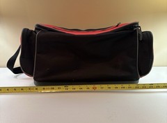 Plano PLABW460 3600 Weekend Series DLX Softsider Polyester Tackle Case Red Black