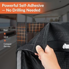 Large Boat Storage Bag with Full-Enclosure Lid Waterproof Boat Caddy Organizer