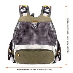 Maxcatch Fly Fishing Vest Pack for Men and Women Fly Fishing Mesh Vest