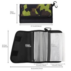 6 Pocket Fishing Tackle Binder Fly Fishing Leader Tippet Line Wallet Leader Case
