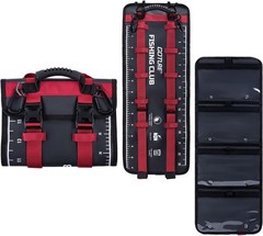Luxury Fishing Tackle Bag Roll-Up with Drain Holes & Built-in Measuring Scale