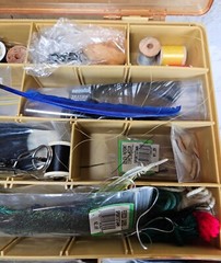 Vintage Plano “MAGNUM 1152” Fishing Tackle Box Fly Fishing Crafting Gear Rare