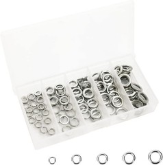 Jigging Assist Hooks Connector Kit – 100 High-Strength Stainless Steel Rings